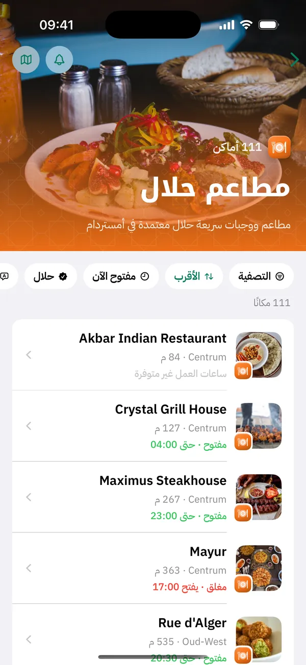 الحلال حسب البلد